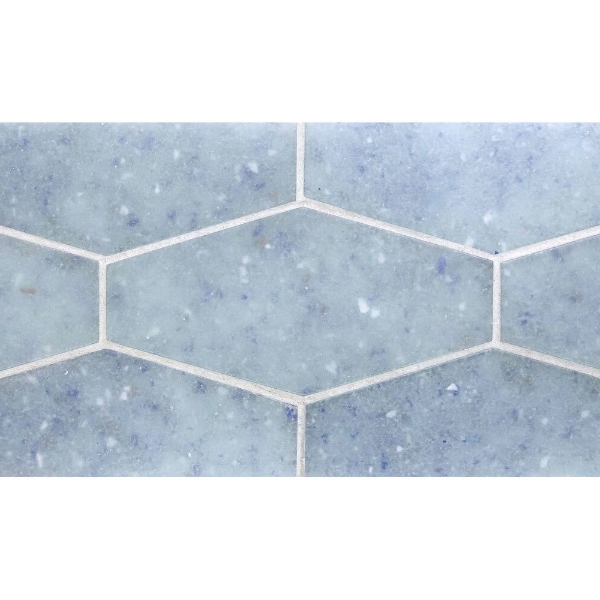 Picture of Ceramica Etc - Liquid Glass Large Elongated Hexagon Moonfalls