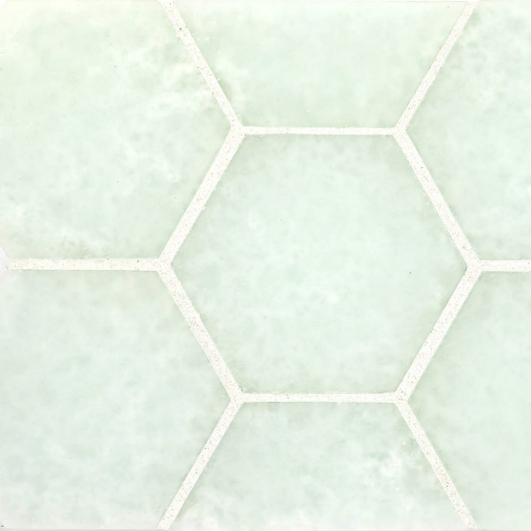 Picture of Ceramica Etc - Liquid Glass Large Hexagons Alaska