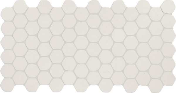 Picture of Daltile - Keystones Organic Hexagon Arctic White