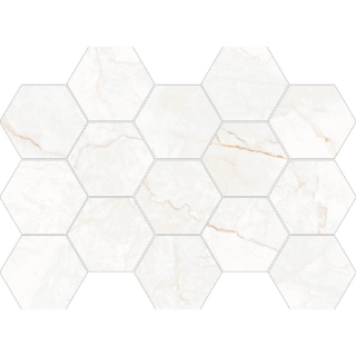 Picture of Happy Floors - Statik Hexagon Mosaic Rust Natural