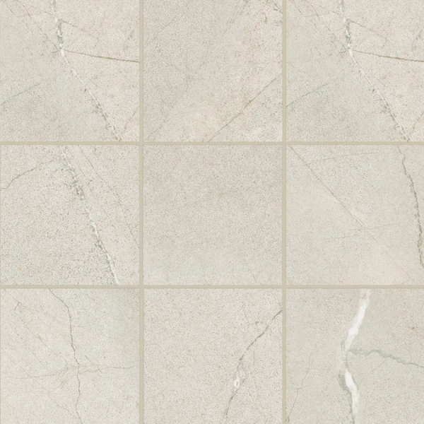 Picture of Bedrosians - Crema Marfil Mosaic Crema Marfil Satin Mosaic