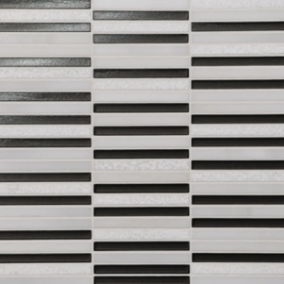 Picture of Bedrosians - Kaikos Stacked Mosaic Brown Oriental White