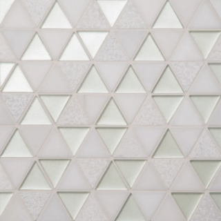 Picture of Bedrosians - Kaikos Triangle Mosaic Pearl Oriental White