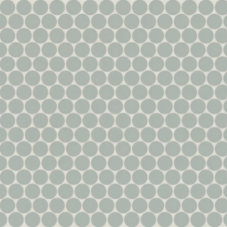 Picture of Bedrosians - Marin Penny Round Mosaic Aloe Green