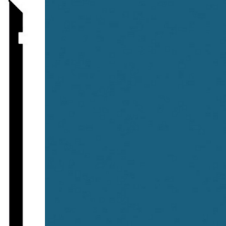 Picture of Burke - Edge Effects Etched 4 1/4 Ocean Blue