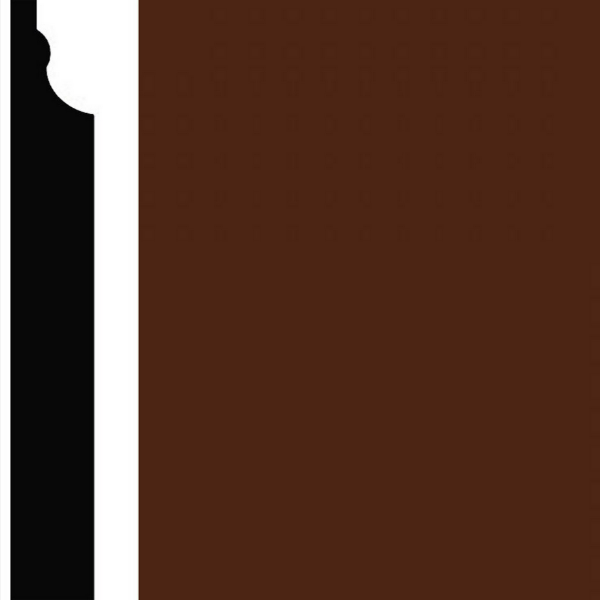 Picture of Burke - Edge Effects Illusion 3 1/4 Brown