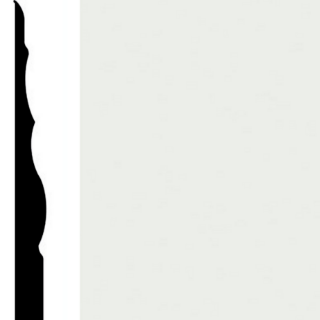 Picture of Burke - Edge Effects Sophisticate 4 1/4 White