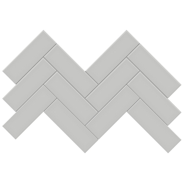 Picture of Tesoro - Soho Herringbone Mosaic Loft Grey Matte