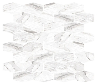 Picture of Chesapeake Flooring - Savoy Hex Mosaic Apuano Matte