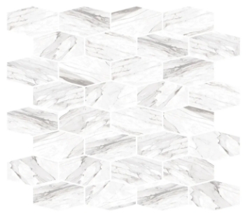 Picture of Chesapeake Flooring - Savoy Herringbone Mosaic Apuano Matte