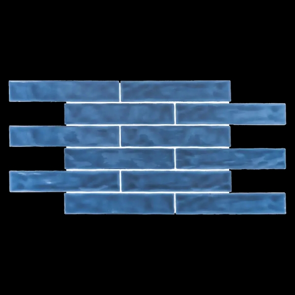 Picture of Elon Tile & Stone - Lagos 2 x 10 Blue Glossy Solid