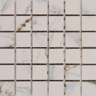 Picture of Alfagres - Carrara Hueso Gold Mosaic Carrara White