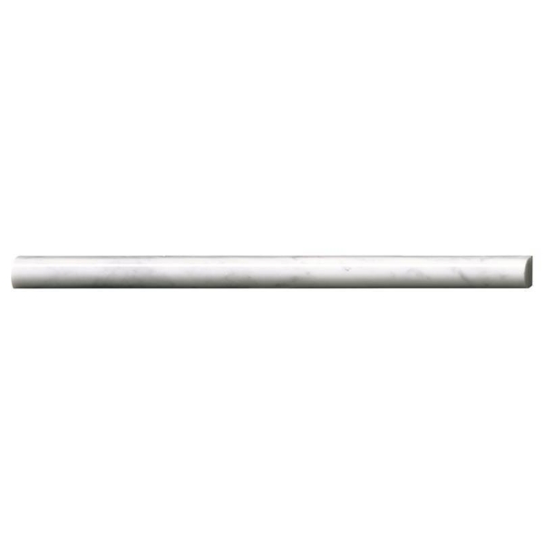 Picture of MS International - Pencil Moulding Carrara White Polished