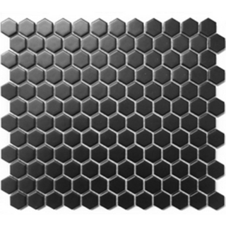 Picture of Roca - CC Mosaics Black Matte Small Hexagon