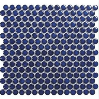 Picture of Roca - CC Mosaics Cobalt Bright Pennyround
