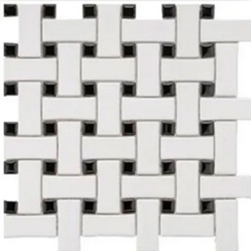 Picture of Roca - CC Mosaics White Black Basket Weave