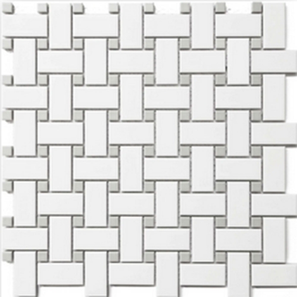 Picture of Roca - CC Mosaics White Gray Basket Weave