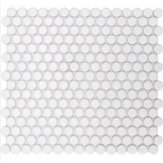 Picture of Roca - CC Mosaics White Matte Pennyround