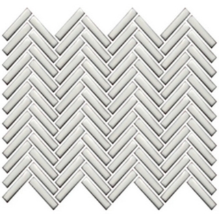 Picture of Roca - CC Mosaics Plus Antique White Bright Herringbone