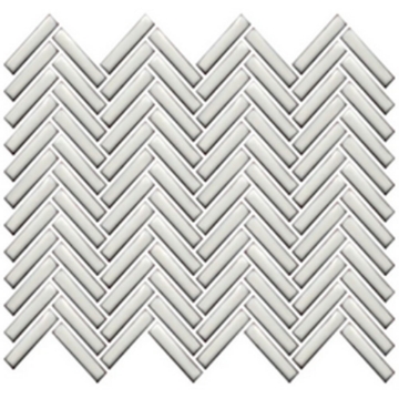 Picture of Roca - CC Mosaics Plus Antique White Bright Herringbone