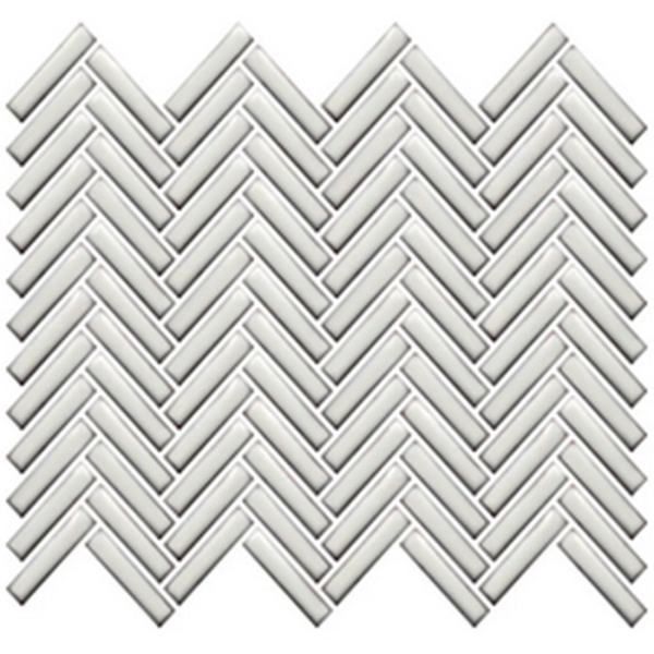 Picture of Roca - CC Mosaics Plus Antique White Bright Herringbone