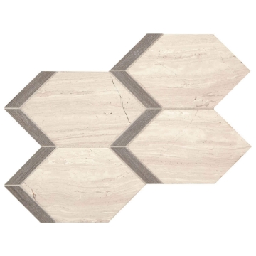 Picture of Marazzi - Castellina Elongated Hex Gray Fawn