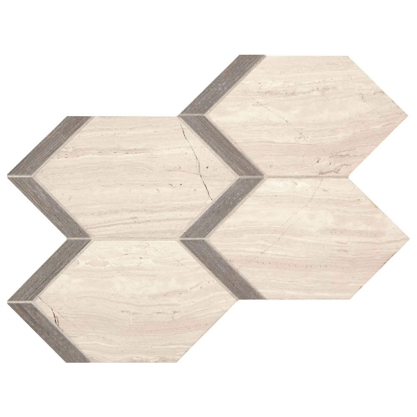 Picture of Marazzi - Castellina Elongated Hex Gray Fawn