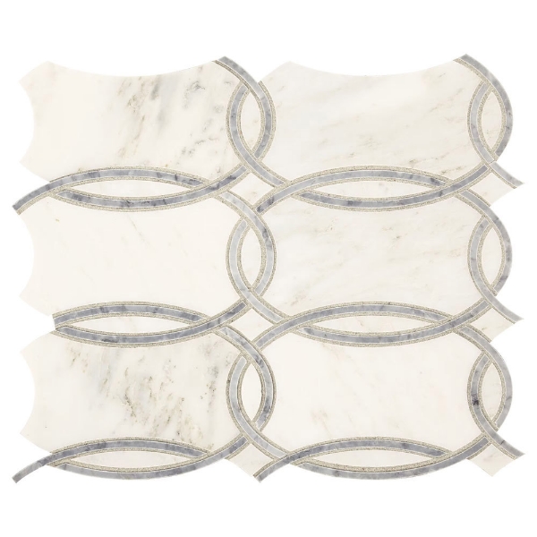 Picture of Marazzi - Castellina Trellis White Gray