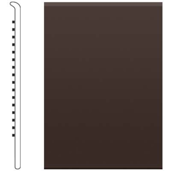 Picture of Roppe - 2.5 Inch 1/8 Vinyl No Toe Base Brown