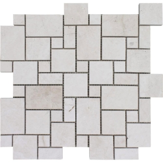 Picture of Tesoro - Pietra Antica Antiqued Stones Micro Versailles Mosaic Imperial Pearl