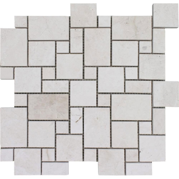 Picture of Tesoro - Pietra Antica Antiqued Stones Micro Versailles Mosaic Imperial Pearl