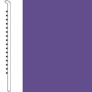 Picture of Roppe - 2.5 Inch 1/8 Vinyl No Toe Base Grape