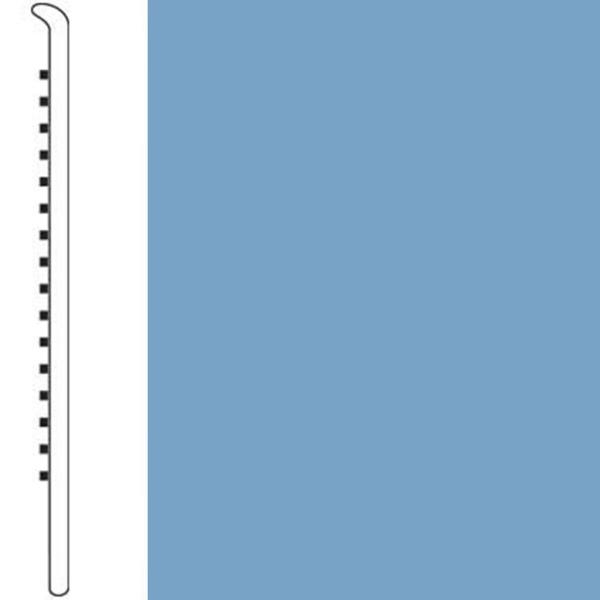 Picture of Roppe - 6 Inch 1/8 Vinyl No Toe Base Bluebell