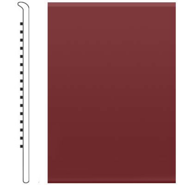 Picture of Roppe - 4 1/2 Inch 1/8 Vinyl No Toe Base Cinnabar