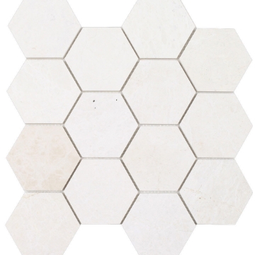 Picture of Tesoro - Ice Hexagon Mosaic Ice Beige