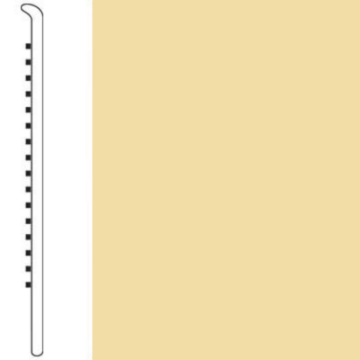 Picture of Roppe - 2.5 Inch 0.080 Vinyl No Toe Base Buttercup