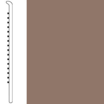 Picture of Roppe - 2.5 Inch 0.080 Vinyl No Toe Base Gingerbread