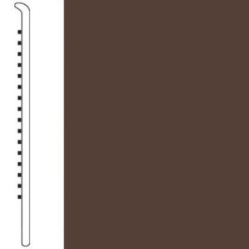 Picture of Roppe - 2.5 Inch 1/8 Vinyl No Toe Base Espresso