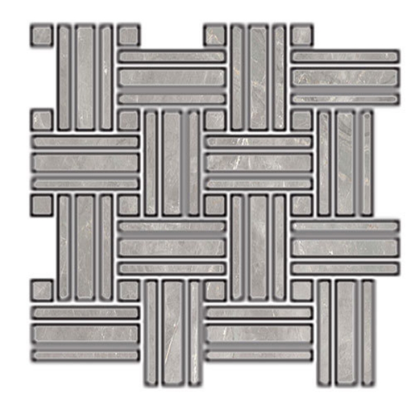 Picture of Tesoro - La Dolce Vita Mosaic Basketweave Brigitte Grigio