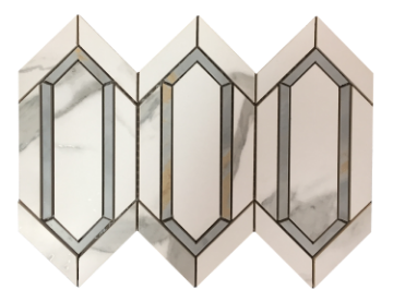 Picture of Tesoro - La Dolce Vita Mosaic Rombo Sophia Grigio