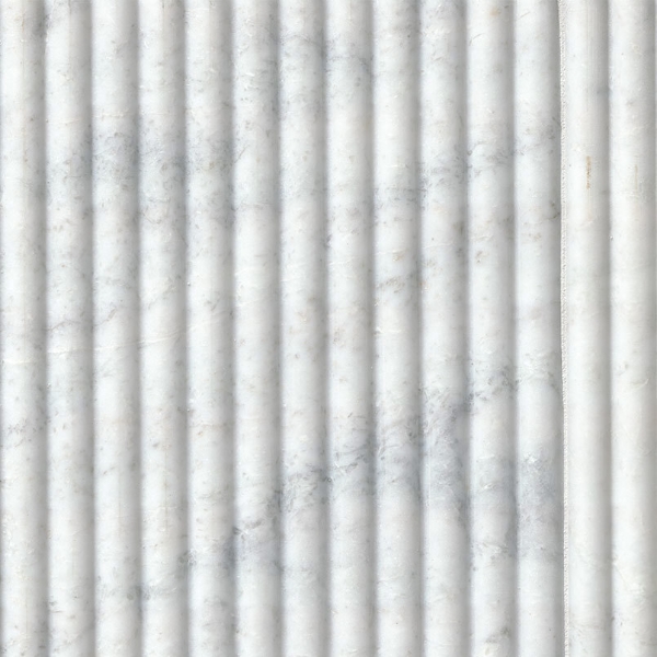 Picture of MS International - Marble Fluted 12 x 24 Honed Arabescato Venato Milano Ribbon