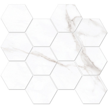 Picture of Eleganza Tiles - Statuario Smart Next Mosaic Statuario Smart hex