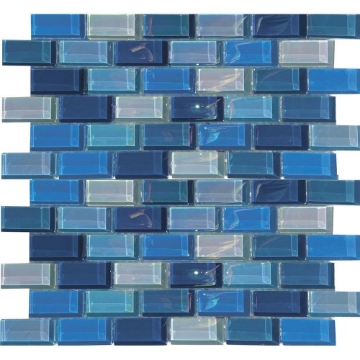 Picture of Tesoro - Lux Aqua Mosaic 1 x 2 Bazaar