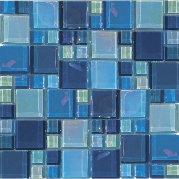 Picture of Tesoro - Lux Aqua Random Mosaic Bazaar