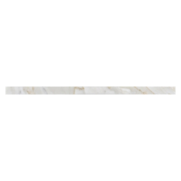 Picture of Elon Tile & Stone - Pencil Moldings Calacatta Gold Flat Liner Polished