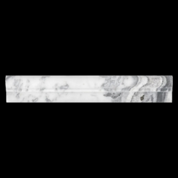 Picture of Elon Tile & Stone - Ogee Moldings Royal White Honed