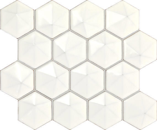 Picture of Daltile - Artefino Jewel Pyramid Hexagon Oyster