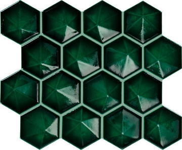Picture of Daltile - Artefino Jewel Pyramid Hexagon Emerald