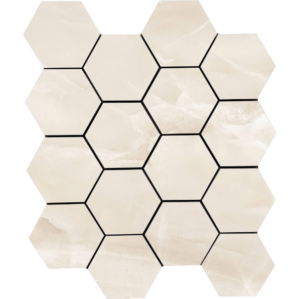 Picture of Tesoro - Lucca Hexagon Mosaic Onyx Polished