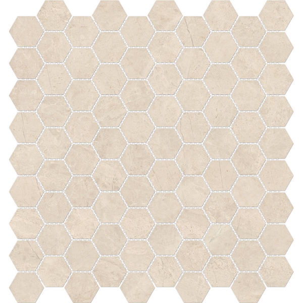 Picture of Tesoro - Mayfair Hexagon Polished Allure Ivory